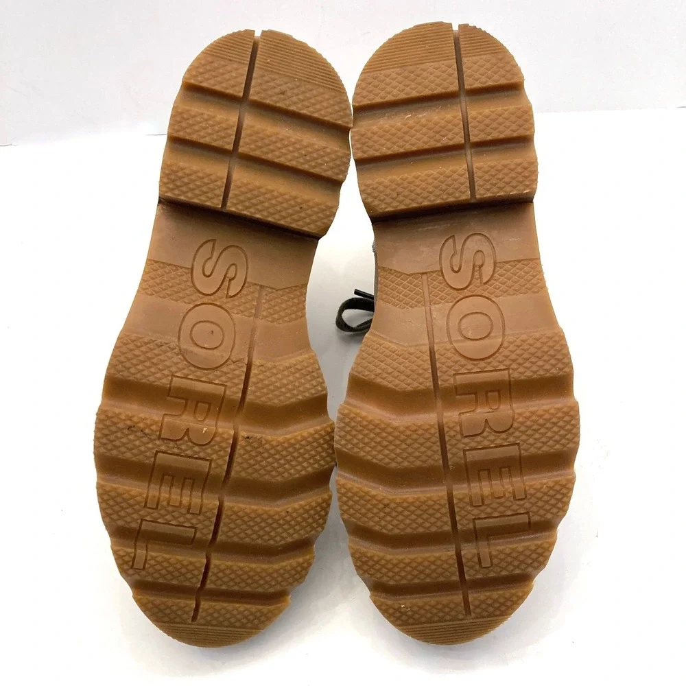 SOREL Lennox Lace-Up Waterproof Hiking Boot Womens 9 Canoe Tan Leather